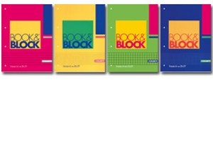 BLOCCO MAXI COLLATO E FORATO - SERIE BOOK&BLOCK Foto prodotto