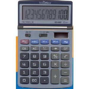CALCOLATRICE DA TAVOLO 12 CIFRE DOPPIA ALIMENTAZIONE. Foto prodotto